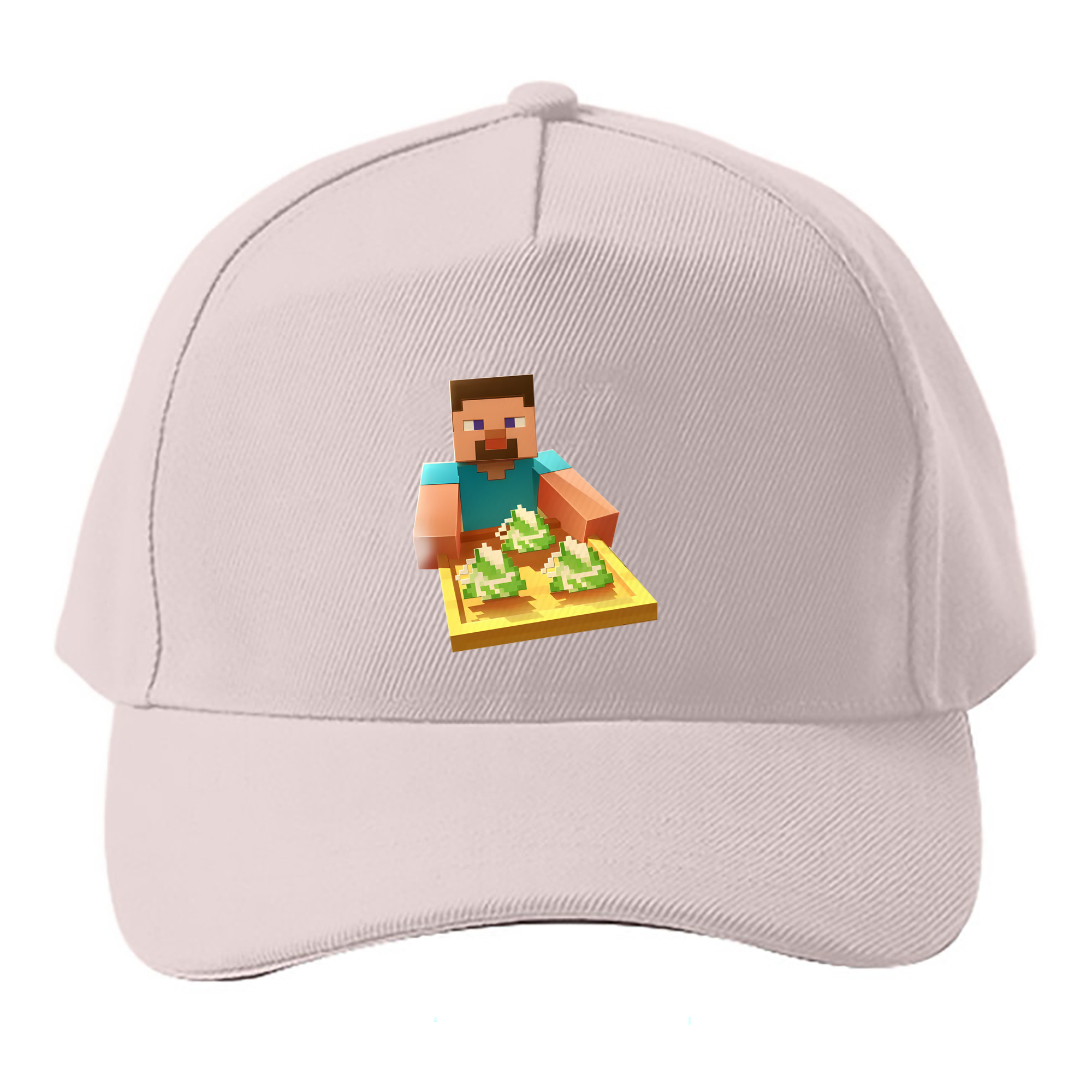 （画像用） マインクラフト ブロックの世界 Minecraft MC Block world ベースボールキャップ 綿100％ 男女兼用 帽子 スポーツ